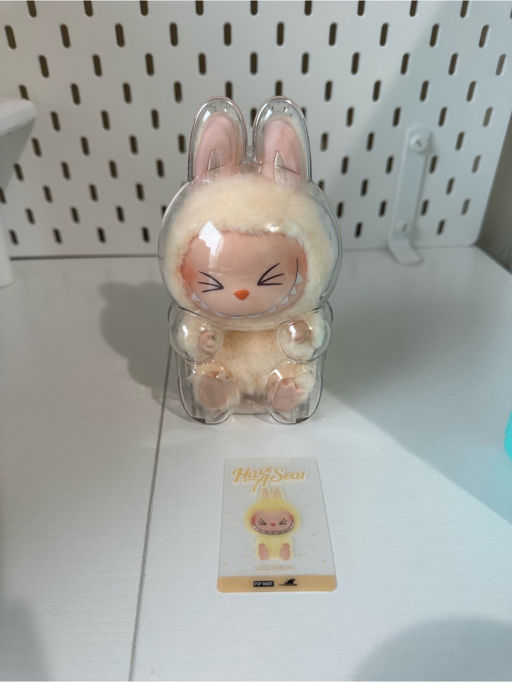 POPMART The Monsters Labubu Have A Seat Sisi with Acrylic Case